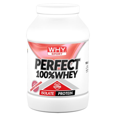 WHYSPORT PERFECT 100% WHEY FRAGOLA/BANANA 900 G