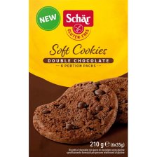 SCHAR SOFT COOKIE DOUBLE CHOCOLATE 210 G SCHAR SOFT COOKIE DOUBLE CHOCOLATE 210 G