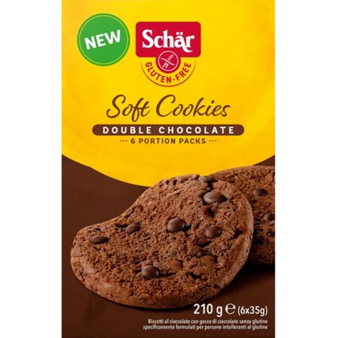 SCHAR SOFT COOKIE DOUBLE CHOCOLATE 210 G SCHAR SOFT COOKIE DOUBLE CHOCOLATE 210 G