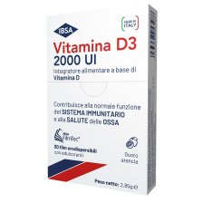 VITAMINA D3 IBSA 2000 UI 30 FILM ORODISPERSIBILI VITAMINA D3 IBSA 2000 UI 30 FILM ORODISPERSIBILI