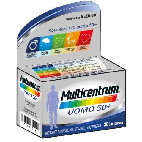 MULTICENTRUM UOMO 50+ 30 COMPRESSE