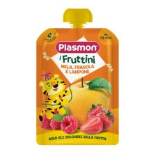 PLASMON I FRUTTINI MELA FRAGOLA E LAMPONE 130 G PLASMON I FRUTTINI MELA FRAGOLA E LAMPONE 130 G