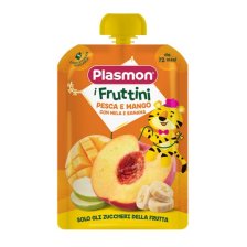 PLASMON I FRUTTINI PESCA E MANGO CON MELA E BANANA 130 G PLASMON I FRUTTINI PESCA E MANGO CON MELA E BANANA 130 G