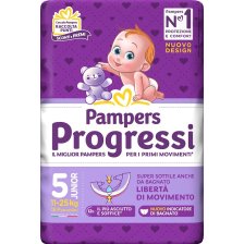 PAMPERS PROGRESSI JUNIOR 18 PEZZI
