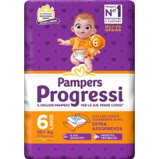 PAMPERS PROGRESSI XL 17 PEZZI