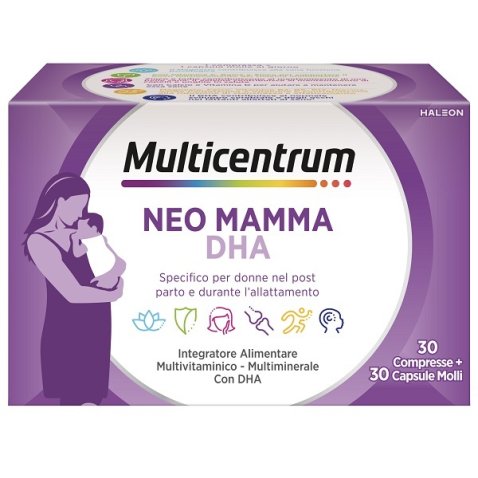 MULTICENTRUM NEO MAMMA DHA 30 COMPRESSE + 30 CAPSULE MOLLI MULTICENTRUM NEO MAMMA DHA 30 COMPRESSE + 30 CAPSULE MOLLI