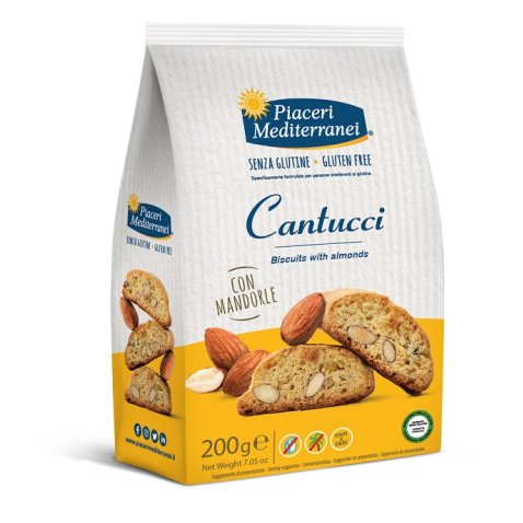 PIACERI MEDITERRANEI CANTUCCI 200 G PIACERI MEDITERRANEI CANTUCCI 200 G