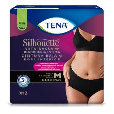PANNOLONE A MUTANDINA ASSORBENTE TENA SILHOUETTE NOIR M VITABASSA 12 PEZZI PANNOLONE A MUTANDINA ASSORBENTE TENA SILHOUETTE NOIR M VITABASSA 12 PEZZI