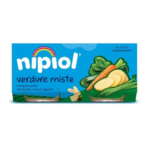 NIPIOL OMOGENEIZZATO VERDURE MISTE 2 PEZZI DA 80 G NIPIOL OMOGENEIZZATO VERDURE MISTE 2 PEZZI DA 80 G