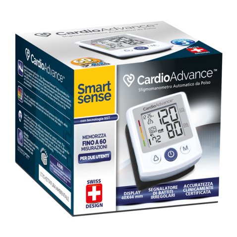 MISURATORE DI PRESSIONE DA POLSO CARDIOADVANCE SMART SENSE