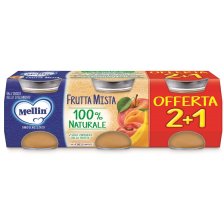 MELLIN OMOGENEIZZATO FRUTTA MISTA 3 PEZZI DA 100 G MELLIN OMOGENEIZZATO FRUTTA MISTA 3 PEZZI DA 100 G