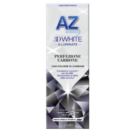 AZ 3D WHITE DENTIFRICIO ILLUMINANTE CARBONE 50 ML AZ 3D WHITE DENTIFRICIO ILLUMINANTE CARBONE 50 ML
