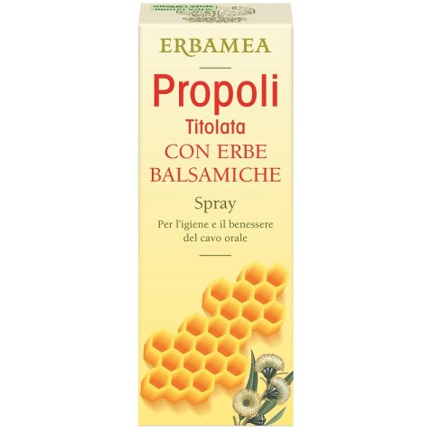 PROPOLI TITOLATA SPRAY ERBE BALSAMICHE 20 ML PROPOLI TITOLATA SPRAY ERBE BALSAMICHE 20 ML