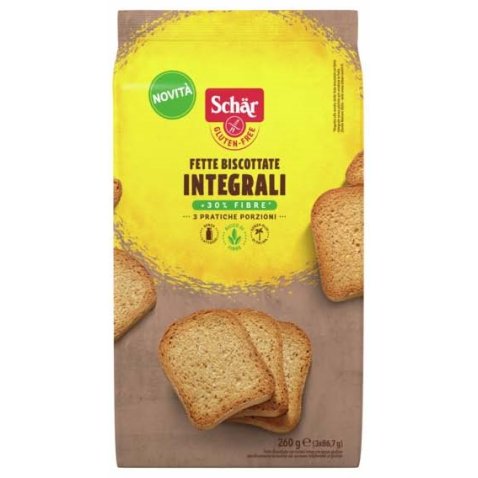 SCHAR FETTE BISCOTTATE INTEGRALI 260 G SCHAR FETTE BISCOTTATE INTEGRALI 260 G