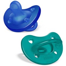 CHICCO GOMMOTTO SILICONE AZZURRO 6-16 MESI 2 PEZZI CHICCO GOMMOTTO SILICONE AZZURRO 6-16 MESI 2 PEZZI