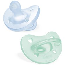 CHICCO GOMMOTTO SILICONE AZZURRO 2-6 MESI 2 PEZZI CHICCO GOMMOTTO SILICONE AZZURRO 2-6 MESI 2 PEZZI