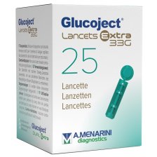 LANCETTA PUNGIDITO GLUCOJET EXTRA GAUGE 33 25 PEZZI LANCETTA PUNGIDITO GLUCOJET EXTRA GAUGE 33 25 PEZZI