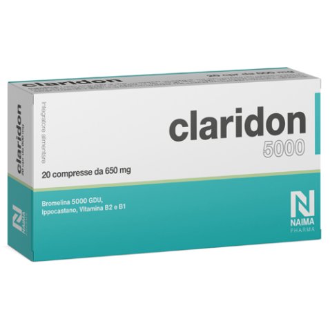 CLARIDON 5000 20 COMPRESSE CLARIDON 5000 20 COMPRESSE