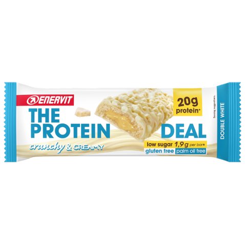 ENERVIT PROTEIN DEAL BAR DOUBLE WHITE 55 G ENERVIT PROTEIN DEAL BAR DOUBLE WHITE 55 G