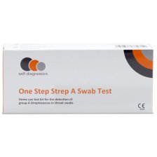 TEST AUTODIAGNOSTICO ONE STEP STREP A RILEVAZIONE QUALITATIVA ANTIGENI STREPTOCOCCO A IN TAMPONE FARINGEO
