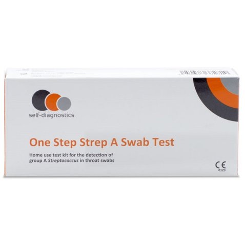 TEST AUTODIAGNOSTICO ONE STEP STREP A RILEVAZIONE QUALITATIVA ANTIGENI STREPTOCOCCO A IN TAMPONE FARINGEO TEST AUTODIAGNOSTICO ONE STEP STREP A RILEVAZIONE QUALITATIVA ANTIGENI STREPTOCOCCO A IN TAMPONE FARINGEO