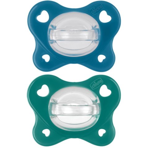 CHICCO DUAL SOFT SUCCHIETTO AZZURRO 16-36 MESI 2 PEZZI