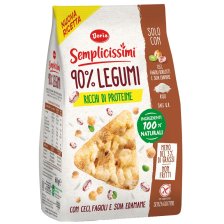 DORIA SEMPLICISSIMI SNACK 90% LEGUMI CECI-FAGIOLI-SOIA 60 G