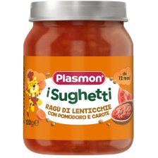 PLASMON I SUGHETTI LENTICCHIE 120 G PLASMON I SUGHETTI LENTICCHIE 120 G
