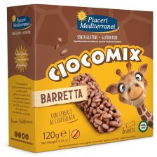 PIACERI MEDITERRANEI CIOCOMIX BARRETTA 6 PEZZI DA 20 G PIACERI MEDITERRANEI CIOCOMIX BARRETTA 6 PEZZI DA 20 G