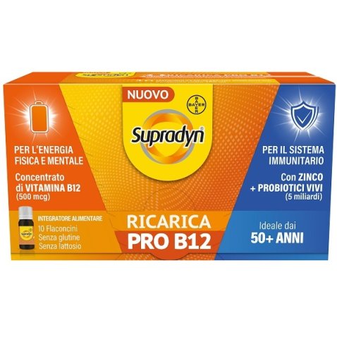 SUPRADYN RICARICA PRO B12 10 FLACONCINI
