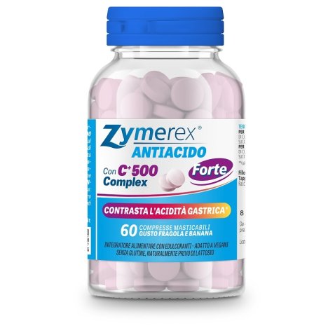 ZYMEREX ANTIACIDO FORTE 60 COMPRESSE MASTICABILI ZYMEREX ANTIACIDO FORTE 60 COMPRESSE MASTICABILI