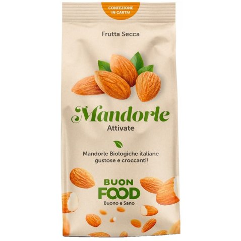 BUON FOOD MANDORLE ATTIVATE FRUTTA SECCA BIO 200 G BUON FOOD MANDORLE ATTIVATE FRUTTA SECCA BIO 200 G