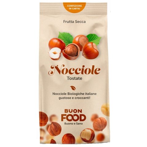BUON FOOD NOCCIOLE TOSTATE FRUTTA SECCA BIO 200 G BUON FOOD NOCCIOLE TOSTATE FRUTTA SECCA BIO 200 G
