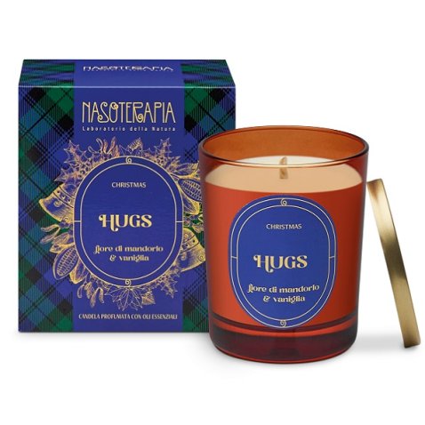 NASOTERAPIA CANDELA CHRISTMAS IS IN THE AIR HUGS FIOR DI MANDORLO E VANIGLIA 180 G NASOTERAPIA CANDELA CHRISTMAS IS IN THE AIR HUGS FIOR DI MANDORLO E VANIGLIA 180 G