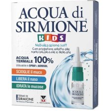 ACQUA DI SIRMIONE KIDS NEBULIZZAZIONE SOFT ACQUA TERMALE 100% 6 FLACONCINI PLURIDOSE DA 15 ML