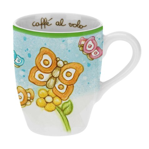 THUN - MUG FARFALLE AZZURRO