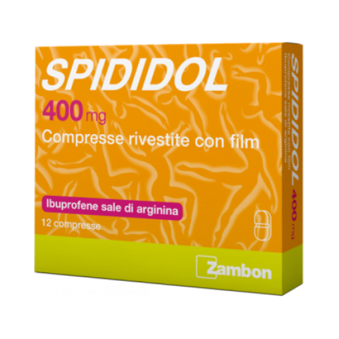 SPIDIDOL 12 cpr riv 400 mg -  il trattamento efficace per il dolore e l'infiammazione di vario genere