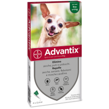 ADVANTIX SPOT ON*soluz 4 pipette 0,4 ml 40 mg + 200 mg canifino a 4 Kg