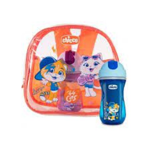 CHICCO ZAINETTO AZZURRO 44 GATTI 18M