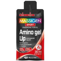 Massigen Sport Amino Gel Up 30 ML - integratore di aminoacidi ramificati per l'allenamento intenso