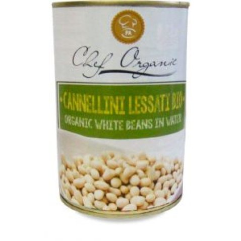  CHEF ORGANIC CANNELLINI LESSATI 400 G