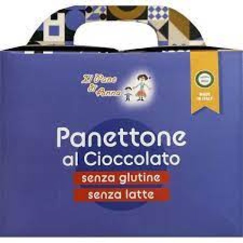 IL PANE DI ANNA - PANETTONE AL CIOCCOLATO SENZA LATTE E SENZA GLUTINE 500G