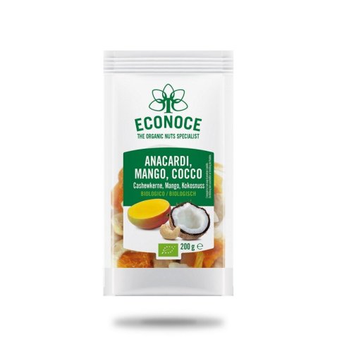 MIX ANACARDI NATURALI-MANGO-COCCIO BIO 200 G | ECONOCE
