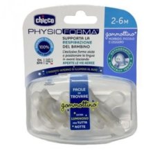 CHICCO GOMMOTTINO LUMI SILICONE 2-6M 2 PEZZI ITA C