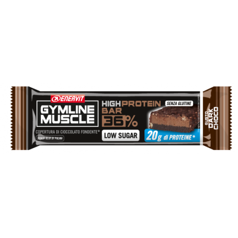  ENERVIT GYMLINE PROTEIN BAR 36% BARRETTA DARK CHOCOLATE 55 G