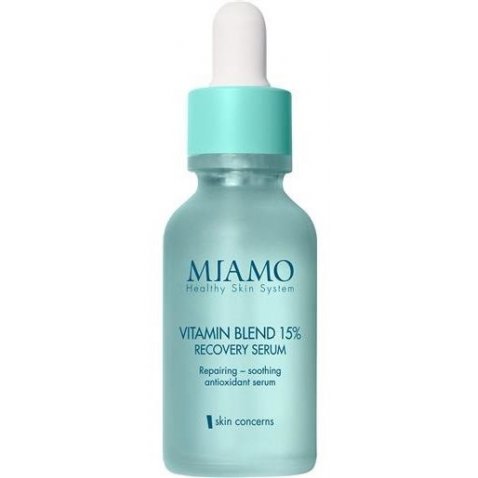 MIAMO SKIN CONCERNS VITAMIN BLEND 15% RECOVERY SERUM 30 ML - il siero antiossidante che ripara, idrata e illumina la pelle