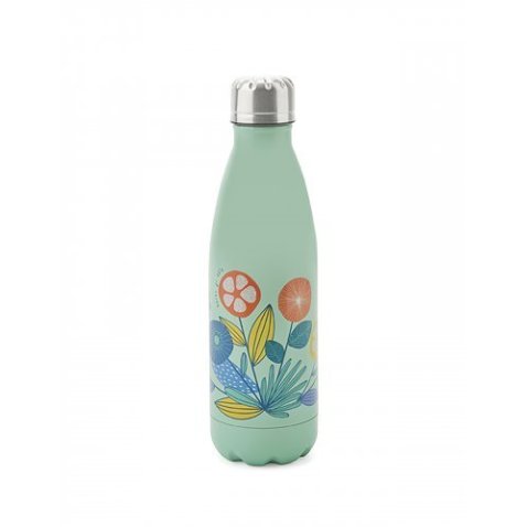 NEAVITA BOTTIGLIA THERMOS IN ACCIAIO TWICE VERDE DA 500 ML