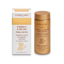 L'ERBOLARIO - VITAMINA C  & ORO DETERGENTE IN POLVERE PER IL VISO 35 G