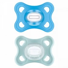 MAM COMFORT SUCCHIETTO 2-6 MESI SILICONE CONFEZIONE DOPPIA MASCHIO