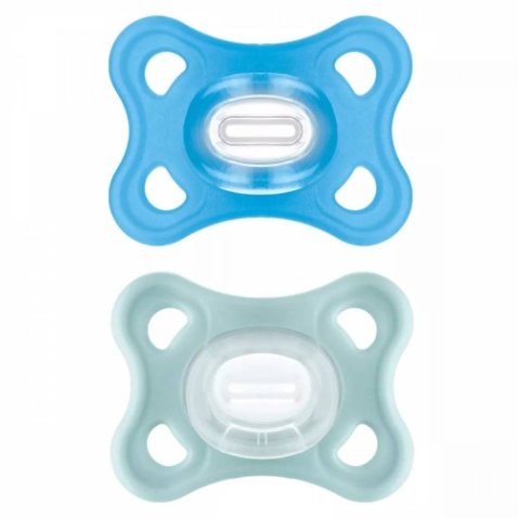 MAM COMFORT SUCCHIETTO 2-6 MESI SILICONE CONFEZIONE DOPPIA MASCHIO